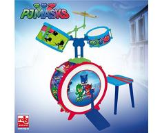 BATERÍA SENCILLA CON BANQUETA PJ MASKS