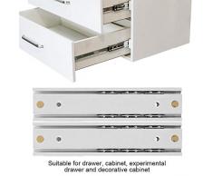 FTVOGUE Mini Deslizante Liso Durable de La Aleación de Aluminio de 16mm para el Gabinete del Cajón 2pcs / Set Mini Rieles(70mm)