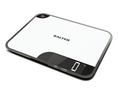 Salter 1079 WHDR BÃ¡scula de cocina electrÃ³nica, mÃ¡x. 15 kg, corta y pesa, mide lÃ­quidos, funciÃ³n de aÃ±adir y pesar, compacta, pantalla fÃ¡cil de leer, acabado espejado, unidades mÃ©tricas/imperiales