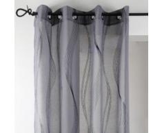 Lovely Casa R61242003VL de Essaouira Cortina de algodón con Gris 135 x 240 cm