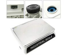 PrimeMatik - Balanza mostrador de sobremesa con Bandeja de 300x205 mm Báscula de Tienda de 3 Kg