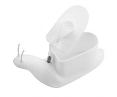 Jabón Dispensador de Líquidos En Forma de Caracol Estilo de Prensa Dispensadores de Loción para Mostrador Bomba Botella Hogar Cocina Accesorios de Baño (120 ML)(Black)