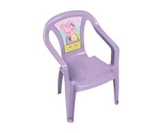 ARDITEX PP11865 Silla de plástico de 36.5x40x51cm de EONE-Peppa Pig