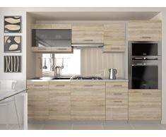 Muebles Cocina Completa,240 cms, Modulos de cocinas ref-09 (Sonoma)