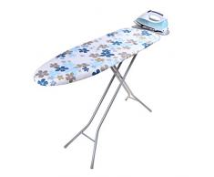 Orbegozo TP 1000 - Mesa de planchar, 110 x 33 cm., rejilla de acero, diseño de flores