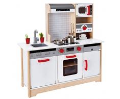 Hape- Cocinita Madera Todo en 1 (Barrutoys E3145)