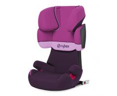Cybex - Silla de coche grupo 2/3 Solution X-Fix, para coches con ISOFIX, 15-36kg, desde los 3 hasta los 12 años aprox., Morado (Purple Rain)