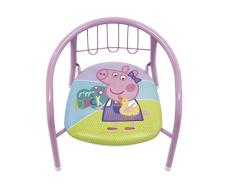 ARDITEX PP11863 Silla de Metal de 35.5x30x33.5cm de EONE-Peppa Pig