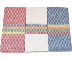 Juego de paños de cocina. 3 piezas. Trapos cocina 60 * 60 cm, algodon. Gruesas y absorbentes. Diseño mediterráneo de España. Libro electrónico gratuito sobre ‘cómo crear tu espacio sagrado’.