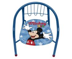 ARDITEX WD13013 Silla de Metal de 35.5x30x33.5cm de Disney-Mickey