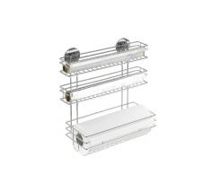 Wenko 5630100 - Soporte de pared para rollo de cocina (33,9 x 17 x 41 cm, 2 estantes)