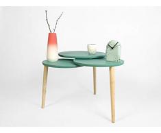 Mesa de Deslizamiento - holandés diseño hecho a mano vida inicio madera modular lorier hybrid table