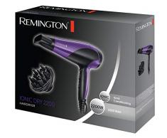 Remington Ionic Dry D3190 Secador de Pelo, Secador Iónico, Difusor y Concentrador, 2200 W, Morado y Negro