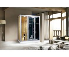 Trade-Line-Partner - Ducha de Vapor (170 x 100 cm, Incluye función de Sauna)