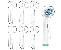 6 PCS Fundas para Cabezales, Cepillo de Dientes Eléctrico Cubierta, Polvo Cepillo Cubierta para Oral-B de Protectora para Cepillo Eléctrico de Dientes A Prueba de Polvo y Gérmenes JAANY