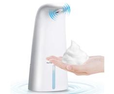 Jeteven Dispensador de Jabón Automático, Dispensador de Jabón Espuma Eléctrico Automático con Sensor Dispensador de Jabón Automático para Cocinas y Baños (250ML)