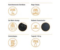 Beurer GS235 - Báscula de baño digital de vidrio antideslizante, color negro