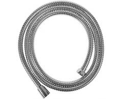sanixa® Ducha Manguera Manguera de ducha metal acero inoxidable 150 cm/1 5 m para alcachofa de ducha Ducha estándar Conector/rosca perfecta para la badewannevon