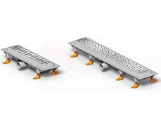 Diseño ducha de canalón ebenerdig Linear plano acero inoxidable baldosas olor de válvula antirretorno desagüe de suelo suelo CC lineal para baño sauna inodoro desagüe
