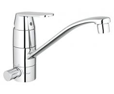 Grohe 31161000 Eurosmart C - Batería para fregadero monomando con válvula de retención