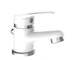 EISL NI075SCR-W - Grifo monomando de baño, 1 pieza, color blanco