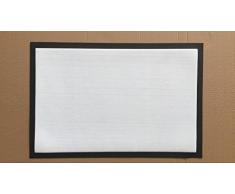Vintage alfombra de bienvenida de madera color entrada Decor Welcome puerta alfombrillas – fuera dentro de puerta delantera alfombrilla casa familia puerta alfombra interior exterior 13,6 x 15,7 "