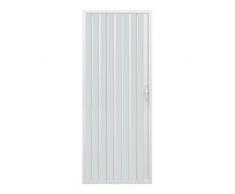 Rollplast BVEN2LONCC28080 - puerta de ducha a Fuelle, Diámetro 80 x 185 cm, PVC, un solo lado, hoja única, apertura lateral, blanca