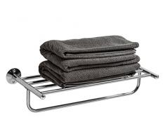 cromado Premier Housewares Estanter/ía de rejilla con colgadores para ducha 3 estantes, 28,5 x 46 cm
