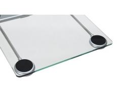 Adler ad8121 - Báscula de baño, transparente, vidrio, lcd