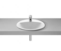 Roca A327866000 - Lavabo de porcelana de encimera 520x410x185 mm, colección Rodeo, color blanco