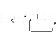 Emco 05000101 Loft - Portarrollos para baÃ±o (sin tapadera)