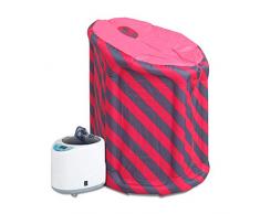 MaquiGra Sauna de Vapor Portátil Inflable 1-9 Temperatura Ajustable Control Remoto inalámbrico Mini Equipo para SPA Material TPU Evaporador ABS y Acero Inoxidable (4L)