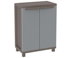 Terry, Jrattan 68 , Armario 2 Puertas con 1 Estante Interno. 68X37,5X91,5 cm