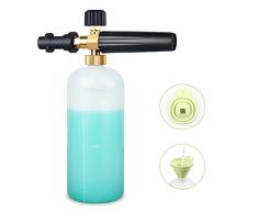 Dispensador de jabón de cañón de espuma de lanza de espuma de nieve ajustable 1L para Karcher K Series K2 K3 K4 K5 K6 K7 Lavadora a presión