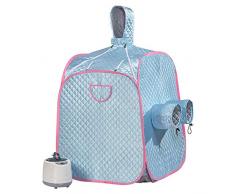 ZFF Doble Sauna De Vapor, Casa Portátil Sauna Cabina Vapor Cuerpo Completo Fumigación SPA Sauna De Vapor Tienda para Perder Peso Eliminar La Toxina