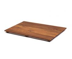 AsinoX TEK4A50100 - Tarima de ducha y baño, madera de teca, 100 x 50 cm