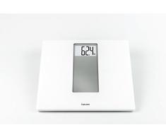 Beurer PS160 - Báscula de baño, báscula con pantalla LCD dígitos grandes de 4.7 cm, capacidad 180 KG, diseño retro en color blanco