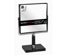 Beter 14310 - Espejo Giratorio con peana, aumento 7x, 14,5 cm, color negro