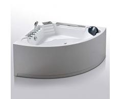 Bañera hidromasaje SPA Bañera de Esquina Piscina Hidromasaje 135 x 135 cm DAISY