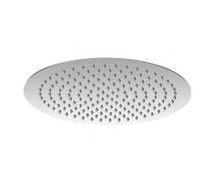 Idro bric spa - Idro bric alcachofa de la ducha frisby, 30 cm de diámetro, de acero inoxidable