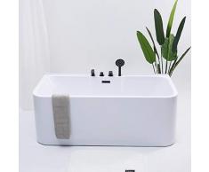 Schwänlein® - Bañera de hidromasaje (acrílico), color negro