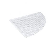 TATAY Diamond - Alfombra antideslizante para ducha o bañera, esquinera rincón, 48 x 48, translúcida