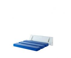 Ridder A0020103 Fashion - Asiento plegable para ducha, color azul
