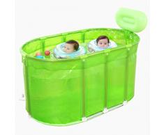 GLokpp Adultos bañera Plegable, portátil Bathtubfor plástico, Piscina for niños, Independiente Tina de baño no Inflable Hielo Bañera, Engrosada Espuma térmica for Mantener la Temperatura (Color : A)