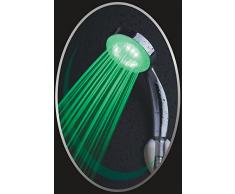 DP Grifería RY-L010 - Mango de ducha LED, siete colores (ABS)