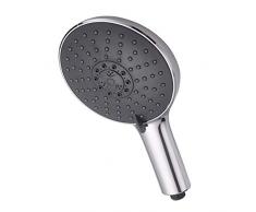 TOPBATHY - Alcachofa de Ducha de Mano con pulverizador Circular para baño, 15,2 cm