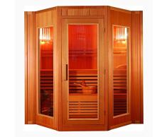 Sauna/esquina para sauna con Harvia esquina – Horno. NUEVO. (cabina de infrarrojos)/5 personas