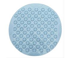 Szl Eco-Friendly PVC Circular Baño Alfombrilla Antideslizante Ducha en el hogar Hidrofóbico con ventosas Fuertes Alfombrillas Antideslizantes