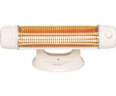 Orbegozo BP5003 - Radiador de cuarzo, 1200 W, 2 barras, orientable, color blanco