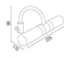 Faro Barcelona Relax 63038 - Relax-3 aplique 2 x g9 28w para espejo